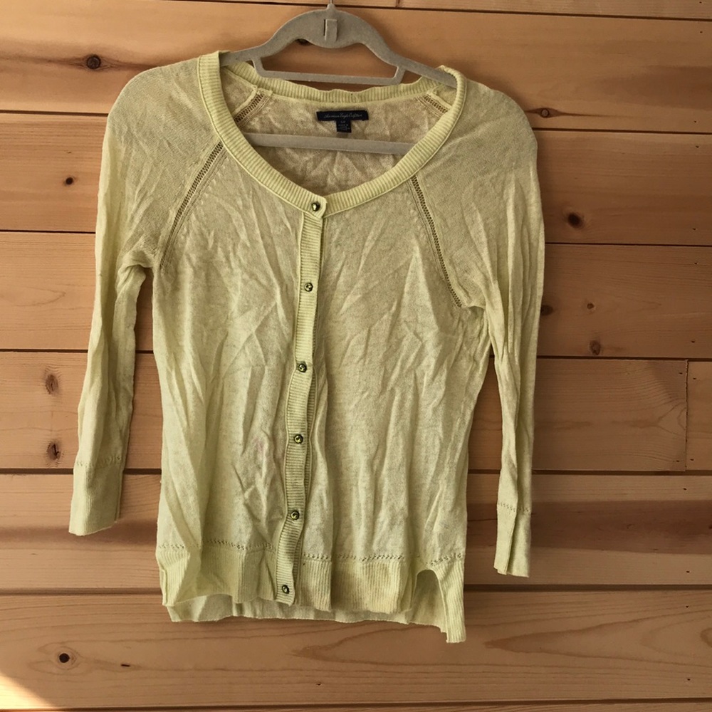 Pastel green sweater